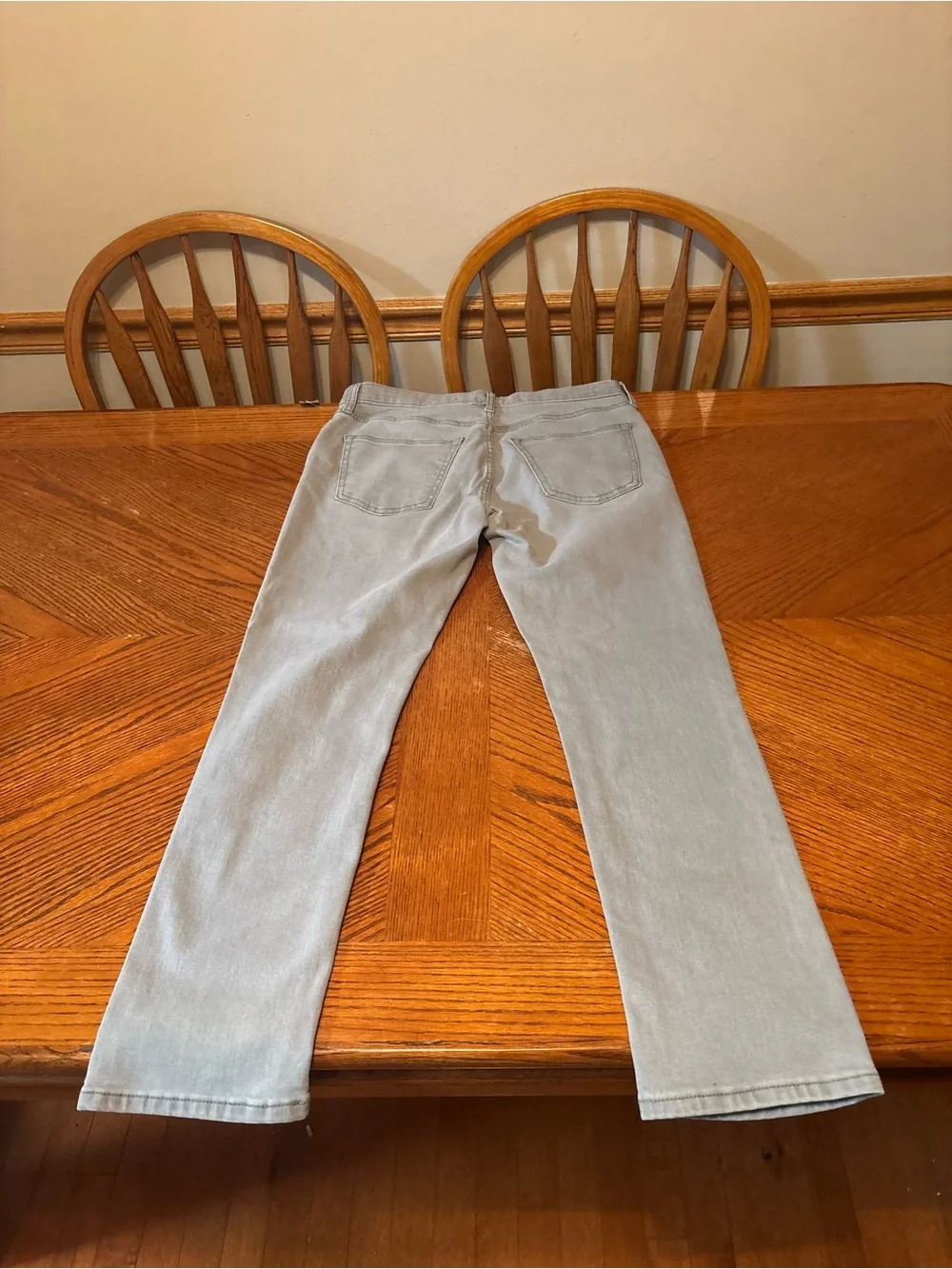 Old Navy 360 Stretch Slim Jeans Mens 32x30 Light Gray Comfort Waist Denim NWT